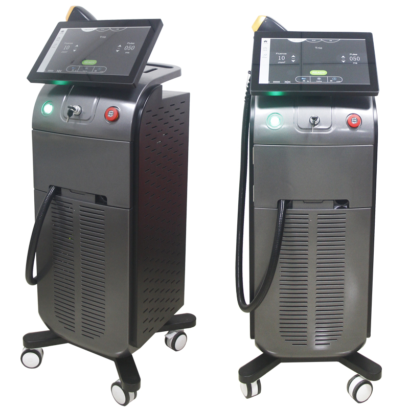 Au-81 Hair Removal Platinum Titanium New Arrival Products 4 Wave Clod Laser Diode Laser Hair Removal Machine 808nm